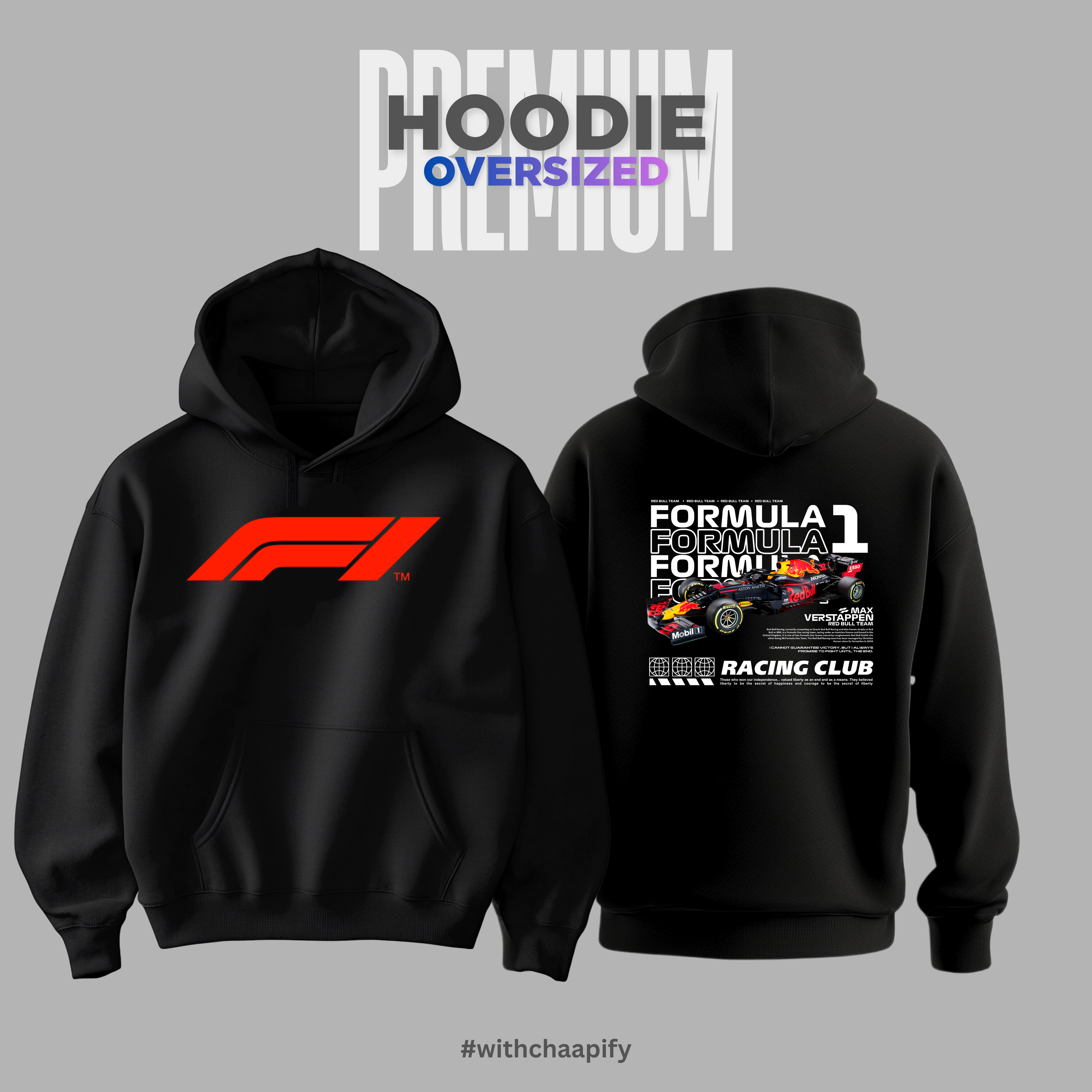 Premium F1 Hoodie 450 GSM