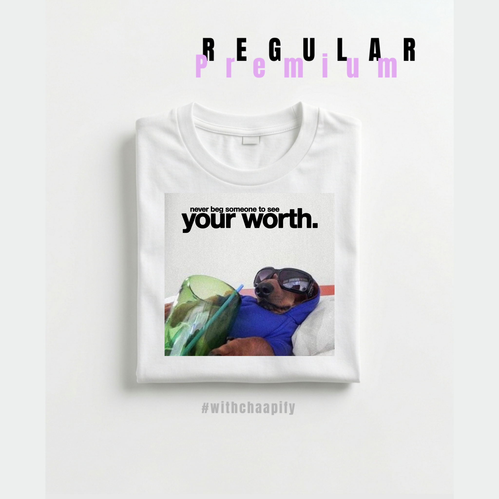Never beg someone to see your worth Tshirt