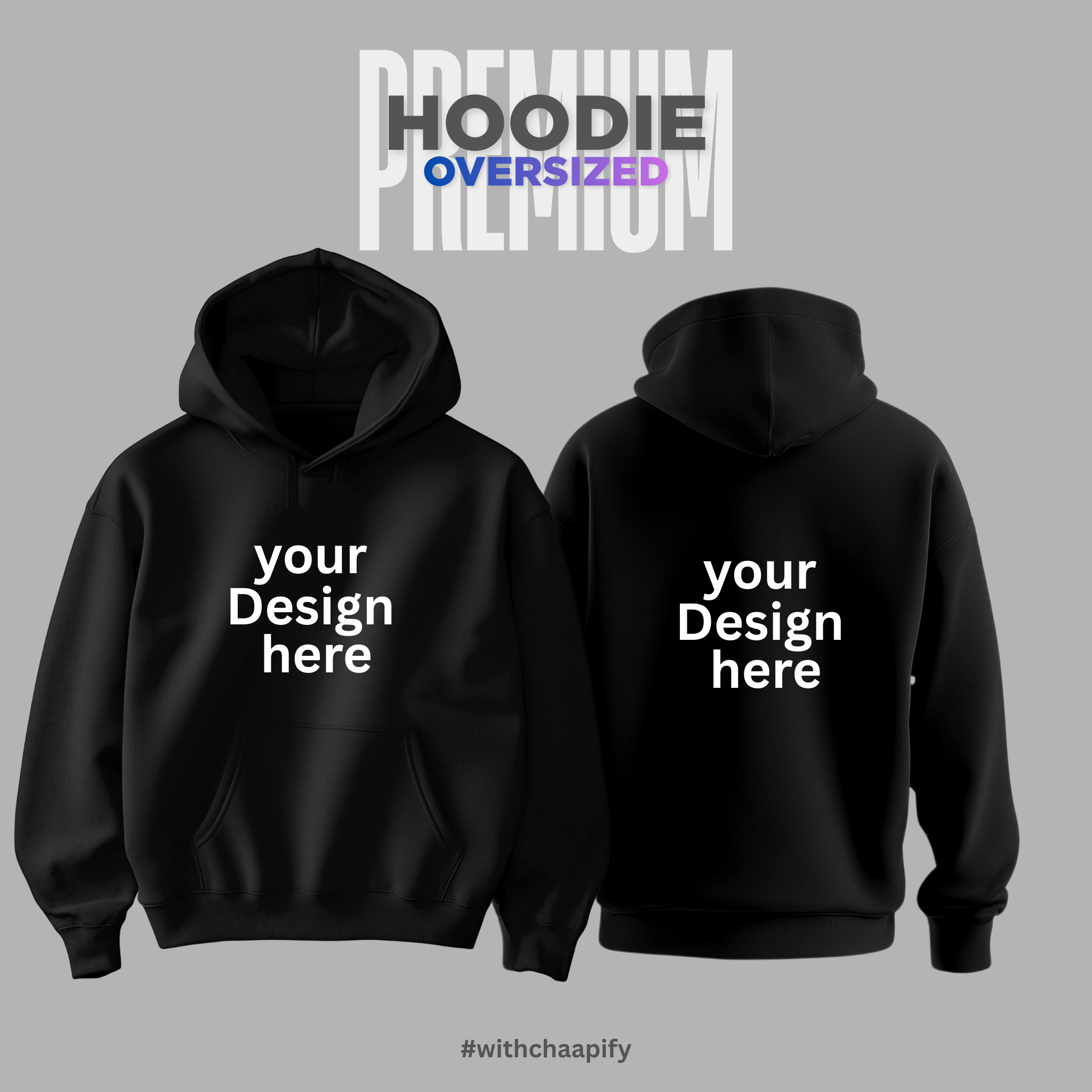 Premium Customised Hoodie 450 GSM